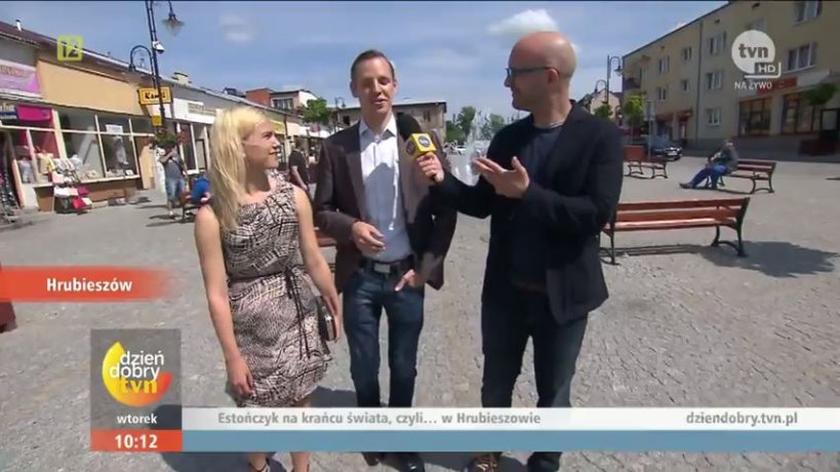 Janar Kokk z żoną i Marcin Sawicki