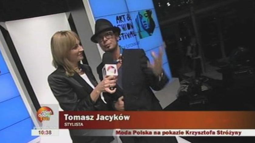 Na pokazie Krzysztofa Stróżyny