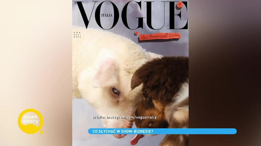 włoski "Vogue" ze zwierzętami na okładkach