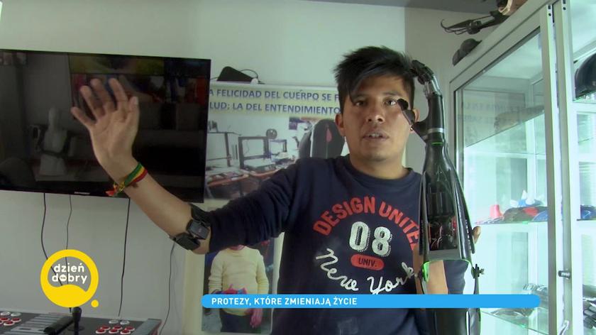 Roly Mamani to konstruktor protez, które zmieniają życie potrzebujących.