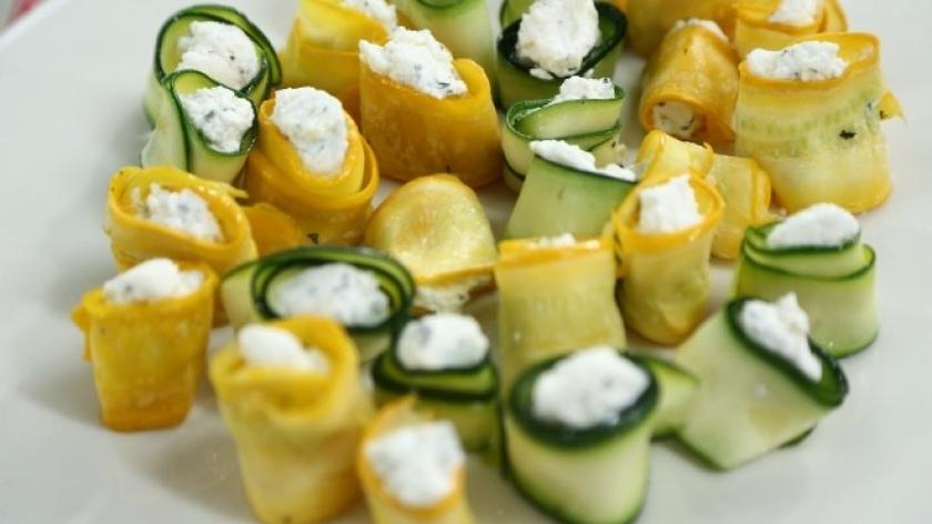 Zawijasy z cukinii i sera feta