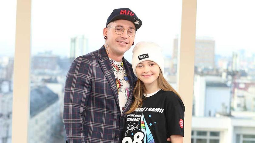 Oliwia Krygowska 11-letnia tatuażystka, pomaga tacie tatuować Anatol Krygowski tata Oliwii 