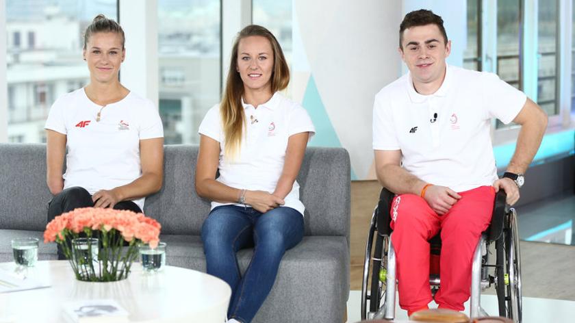 Natalia Partyka, Alicja Fiodorow i Adrian Castro