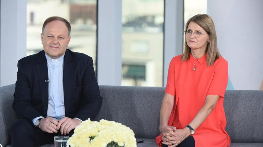 ks. Kazimierz Sowa i dr Irena Kamińska-Radomska