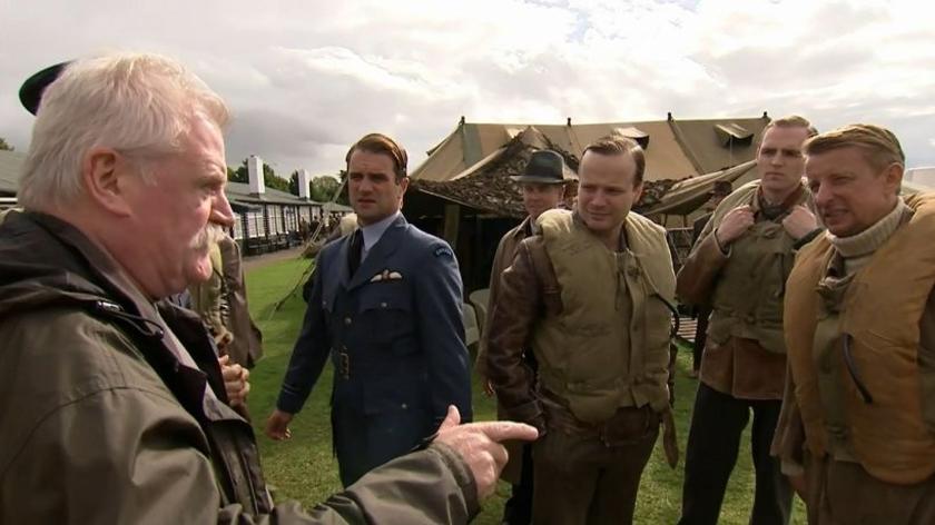 Na planie filmu Dywizjonu 303