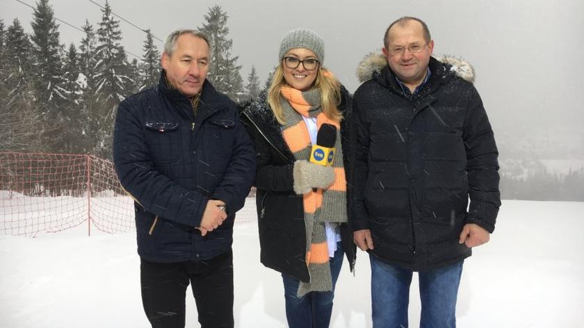 Kinga Burzyńska, Bronisław Stoch i Edward Kubacki