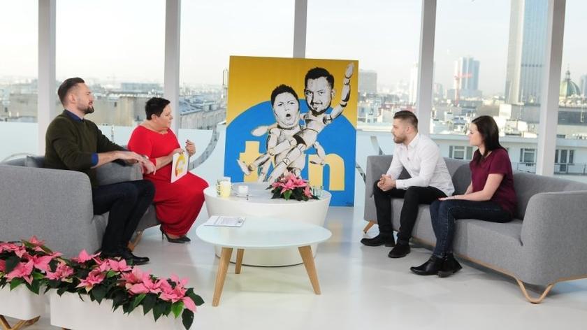 Marcin Prokop, Dorota Wellman, Dominik Kowalczyk i Ola Kalata