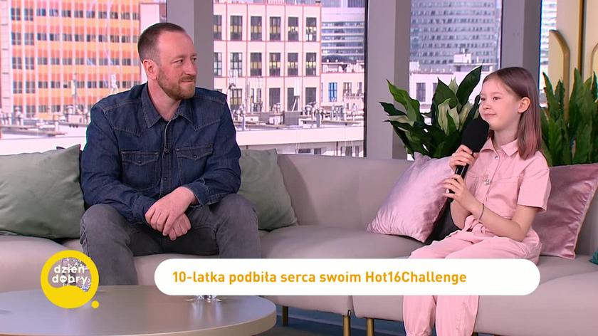 Matylda Sołtysik, uzdolniona 10-latka, Jakub Sołtysik, muzyk, tata Matyldy, #hot16challenge2
