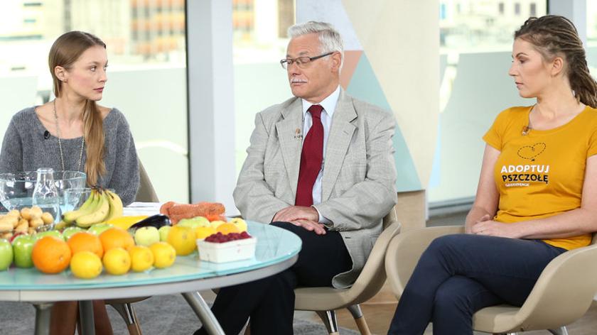 Agnieszka Mielczarek, Katarzyna Jagiełło i prof. Jan Ludwicki