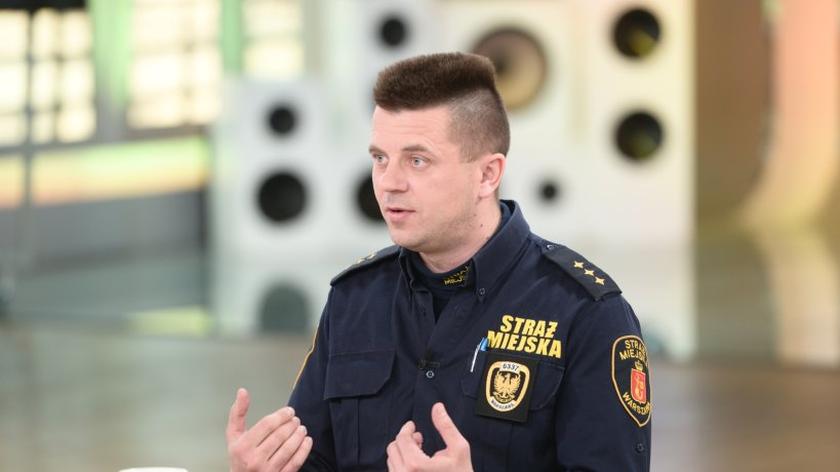 Piotr Mostowski z Eko Patrolu Straży Miejskiej 
