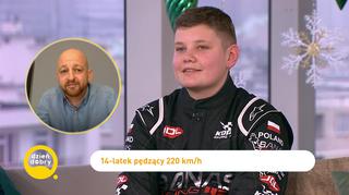 Czternastoletni Polak jest mistrzem w wyścigach samochodowych. 
