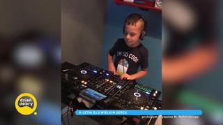 8-letni DJ gra charytatywnie dla potrzebujących dzieci: 