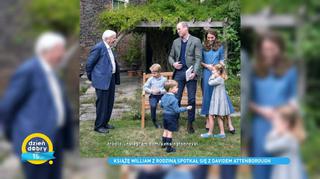 Książę William z rodziną spotkali się z Davidem Attenborough. Biolog podarował pociechom księcia coś wyjątkowego