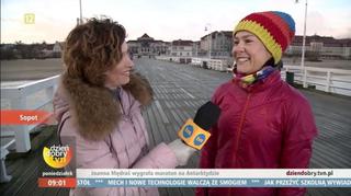 Joanna Mędraś wygrała ekstremalny maraton na Antarktydzie