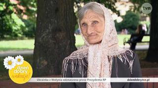 Babcia Szura - Ukrainka z Wołynia odznaczona przez Prezydenta RP medalem Virtus et Fraternitas