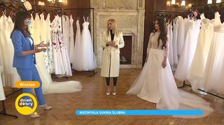 Niezwykła suknia ślubna z wodą święconą z Watykanu. Powstała ku czci Jana Pawła II