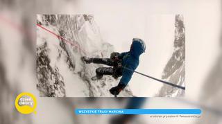 Alpinista Marcin Tomaszewski wspina się po najtrudniejszych ścianach na świecie. 