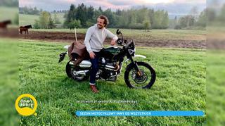 Krzysztof Piątkowski i jego motocyklowa pasja. „Wcześniej latałem na paralotniach, trochę skakałem na bungee”