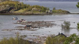 W norweskim miasteczku Alta osunęła się ziemia. Pod wodą zniknęło 8 domów 