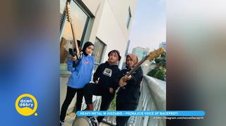Na co dzień noszą hidżab. Nastolatki z Indonezji podbijają świat heavy-metalu