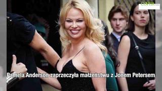 Pamela Anderson zaprzeczyła małżeństwu z Jonem Petersem. 