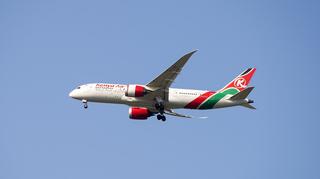 Londyn. Ciało pasażera wypadło z samolotu linii Kenya Airways do ogródka
