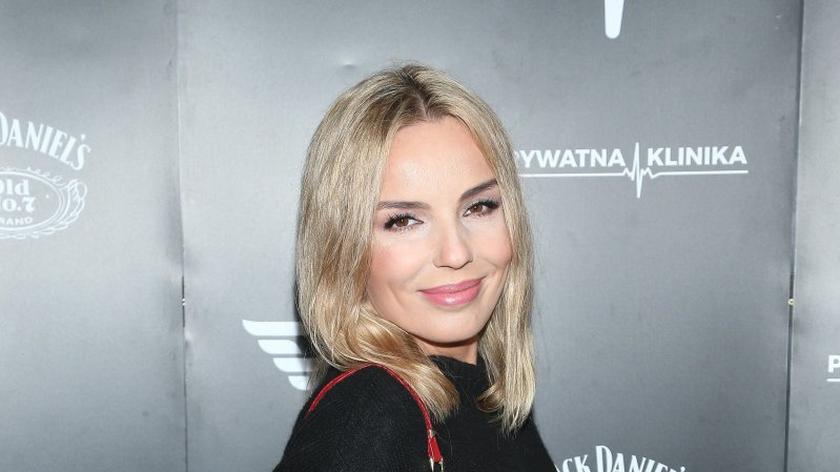 Agnieszka Włodarczyk na ściance.