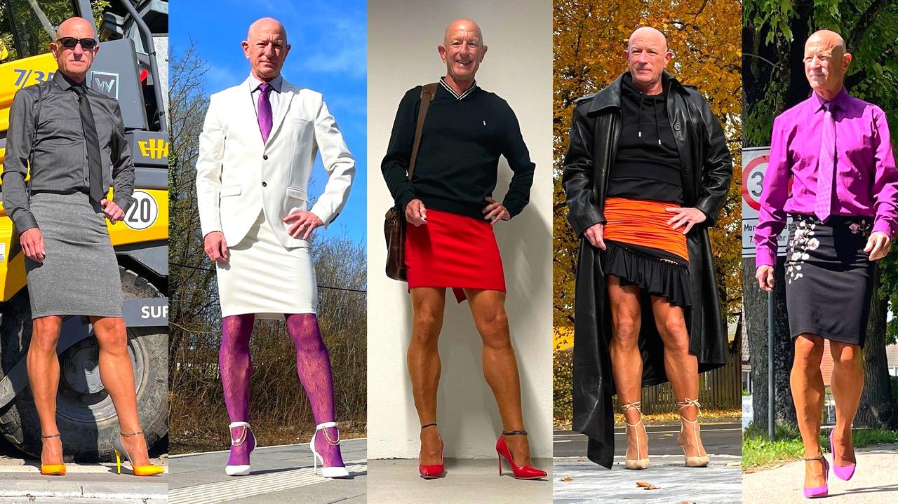 Mark Bryan - a man who wears high heels and skirts - Archynewsy