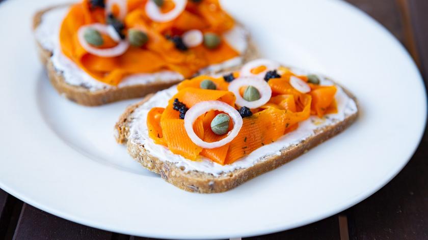 Marchewka jak łosoś