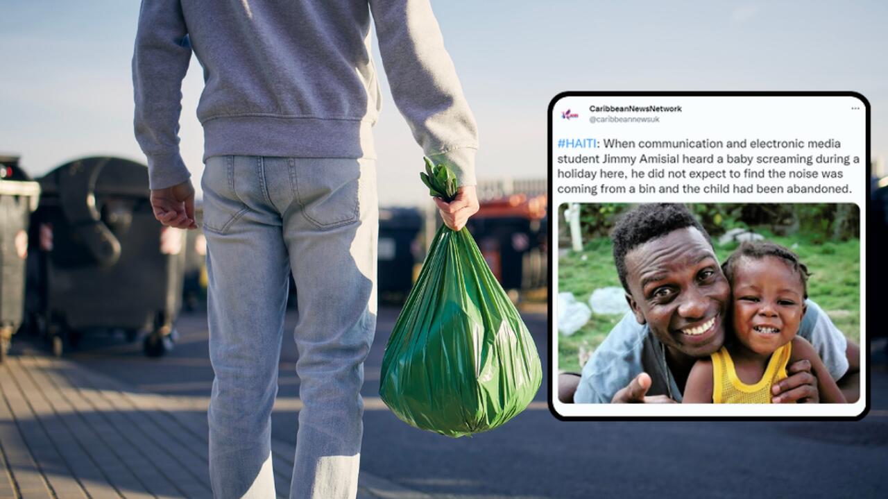 Co Sie Stalo Z Moim Synem Haiti. Student odnalazł niemowlę w koszu na śmieci. Stara się o adopcję -  Dzień Dobry TVN