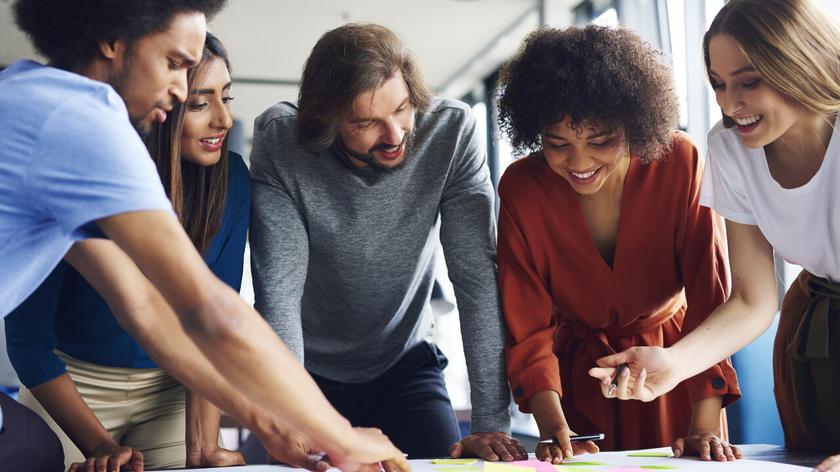 Kreatywni ludzie biznesu planują 