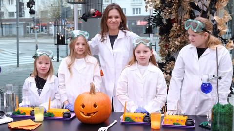 Chemiczne eksperymenty na Halloween 