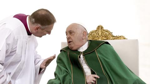 Papież przerwał czytanie homilii 