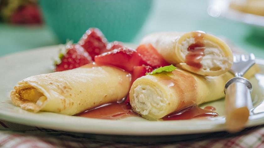 Naleśniki z truskawkami