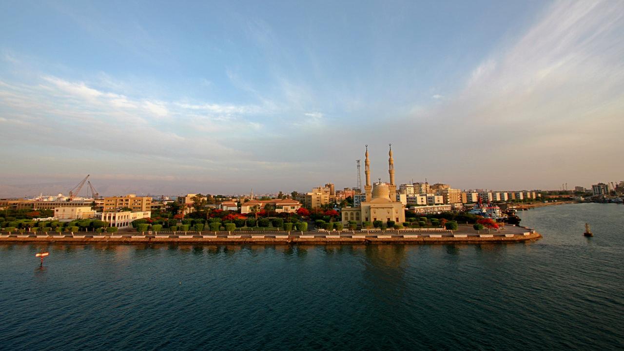 widok na miasto Suez