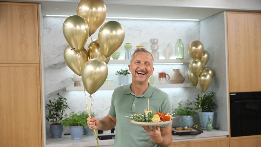 Piotr Kucharski w kuchni Dzień Dobry TVN
