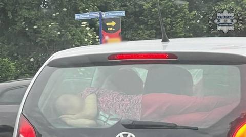 Tarnowskie Góry. Przewoził córkę na półce bagażnika