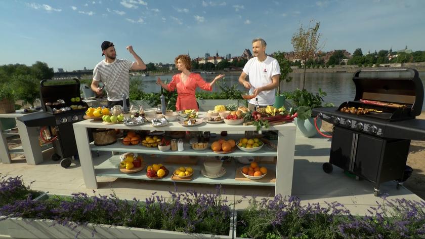 Piotr Kucharski i Bartek Boratyn w kuchni Dzień Dobry TVN