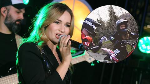 Ewelina Lisowska miała wypadek z motocyklem?