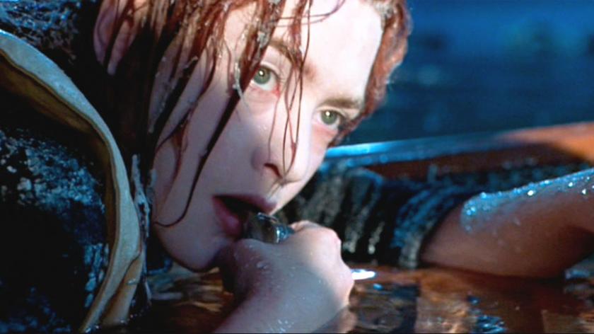 Kate Winslet w filmie "Titanic"