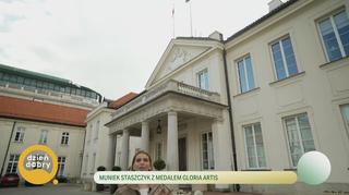 Muniek Staszczyk z Medalem Gloria Artis 
