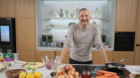 Piotr Kucharski w kuchni Dzień Dobry TVN