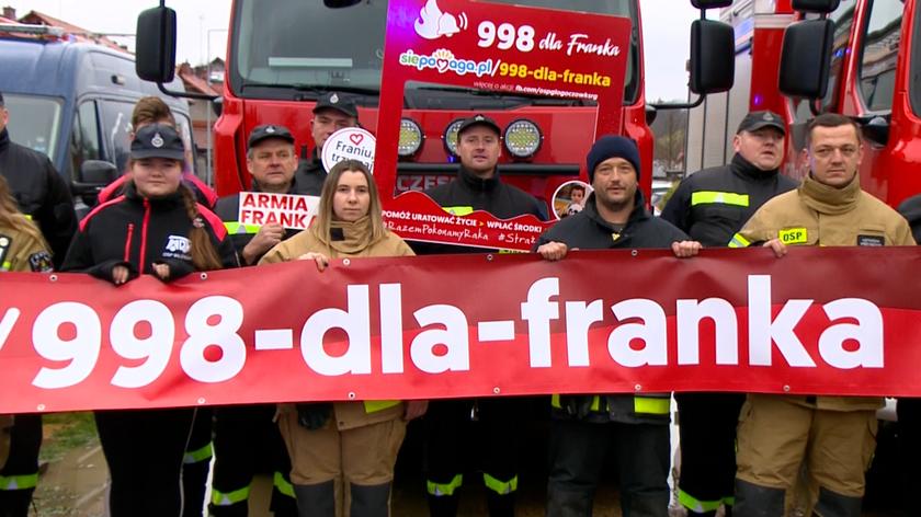 Strażacy walczą o życie małego Franka