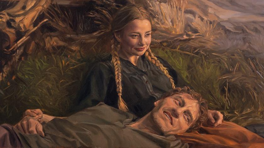 Kadr z filmu "Chłopi"