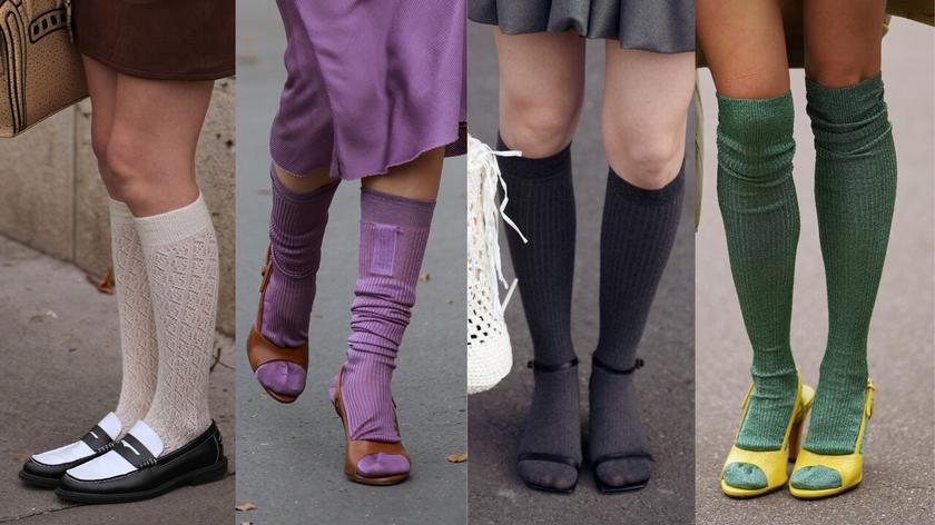 skarpetki na fashion weeku