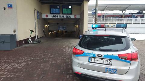 Łódź. "Zaparkowała" samochód w przejściu podziemnym