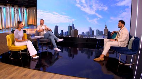 Małgorzata Rozenek, Krzysztof Skórzyński i Mateusz Hładki w studiu Dzień Dobry TVN