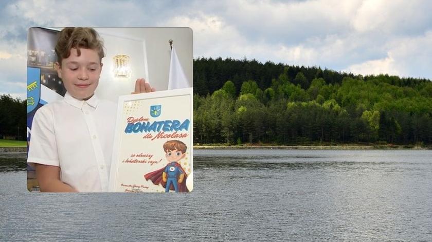 10-letni bohater. Nicolas wyciągnął z wody tonącego 5-latka