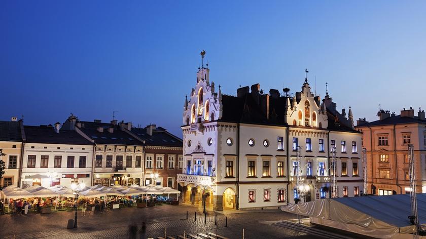 Rzeszów - rynek, latem