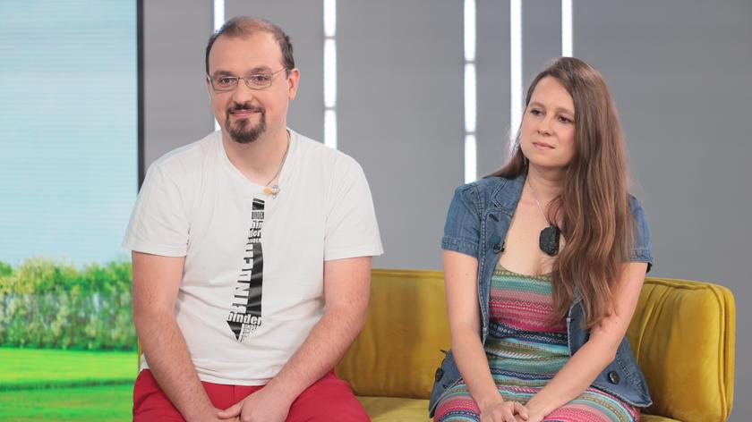 Beata i Paweł Pomykalscy w studiu DDTVN